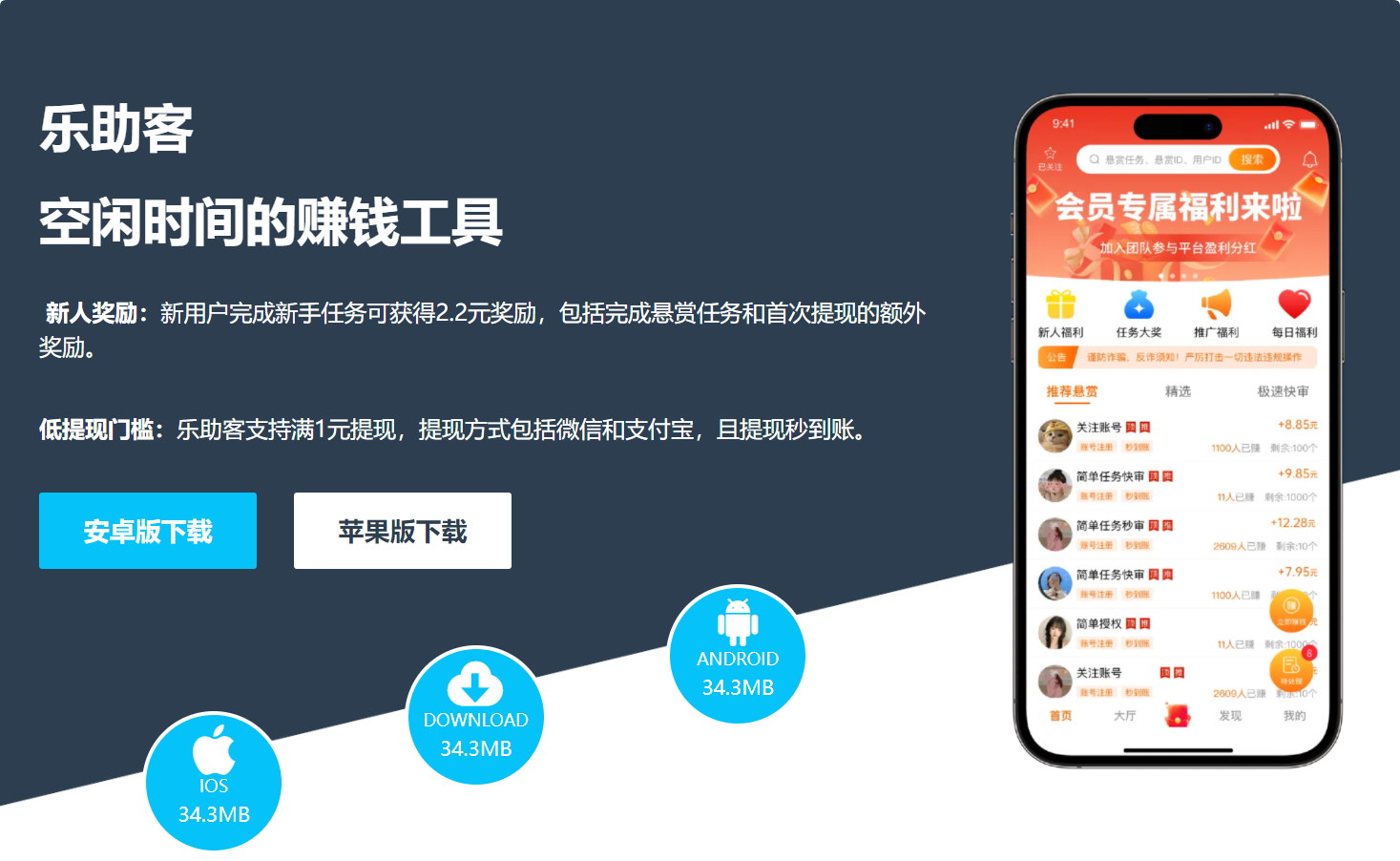 乐助客,闲暇之余也能赚零花钱
