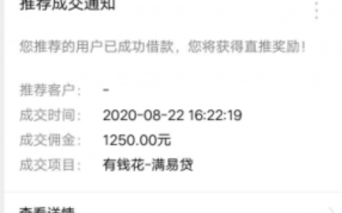 手机快速赚1000元，了解一下开张吃半年的网贷中介赚钱项目