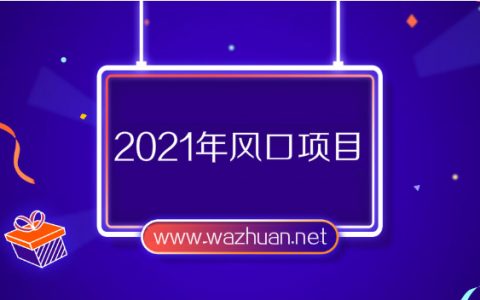 2021年风口项目，2021年做什么最赚钱，分享3个赚钱项目