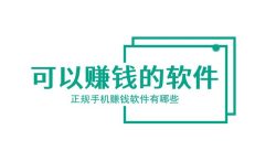 可以赚钱的软件,正规手机赚钱软件有哪些