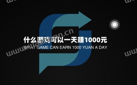 什么游戏可以一天赚1000元，还是先从一天赚100开始把。