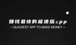 赚钱最快的极速版app，赚钱快又多的极速版软件是哪一个