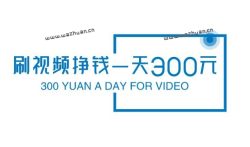 刷视频挣钱一天300元靠谱吗，分享几个真正靠谱每天能赚300元的方法