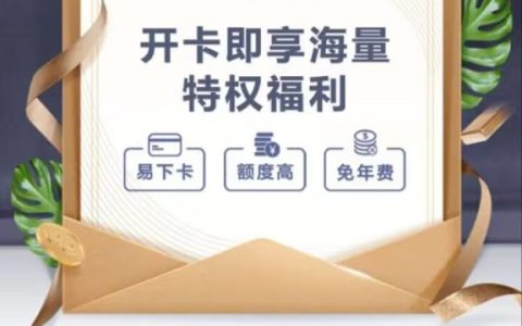 无视黑白征信的信用卡，征信烂了审核必过的信用卡。