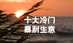 十大冷门暴利生意，适合穷人最快的挣钱方法